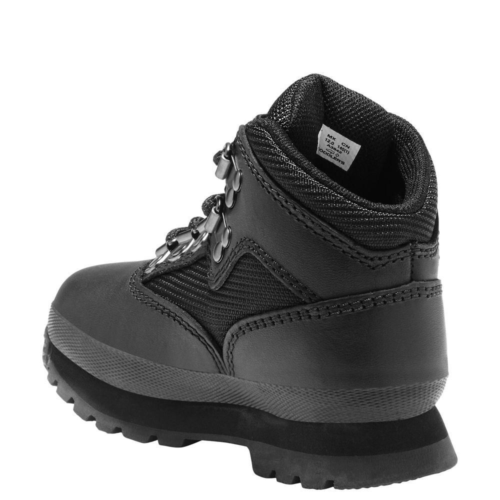 Bocanci De Zapada Timberland Copii Negrii - Toddler Euro Hiker - Romania - CSFDRO831